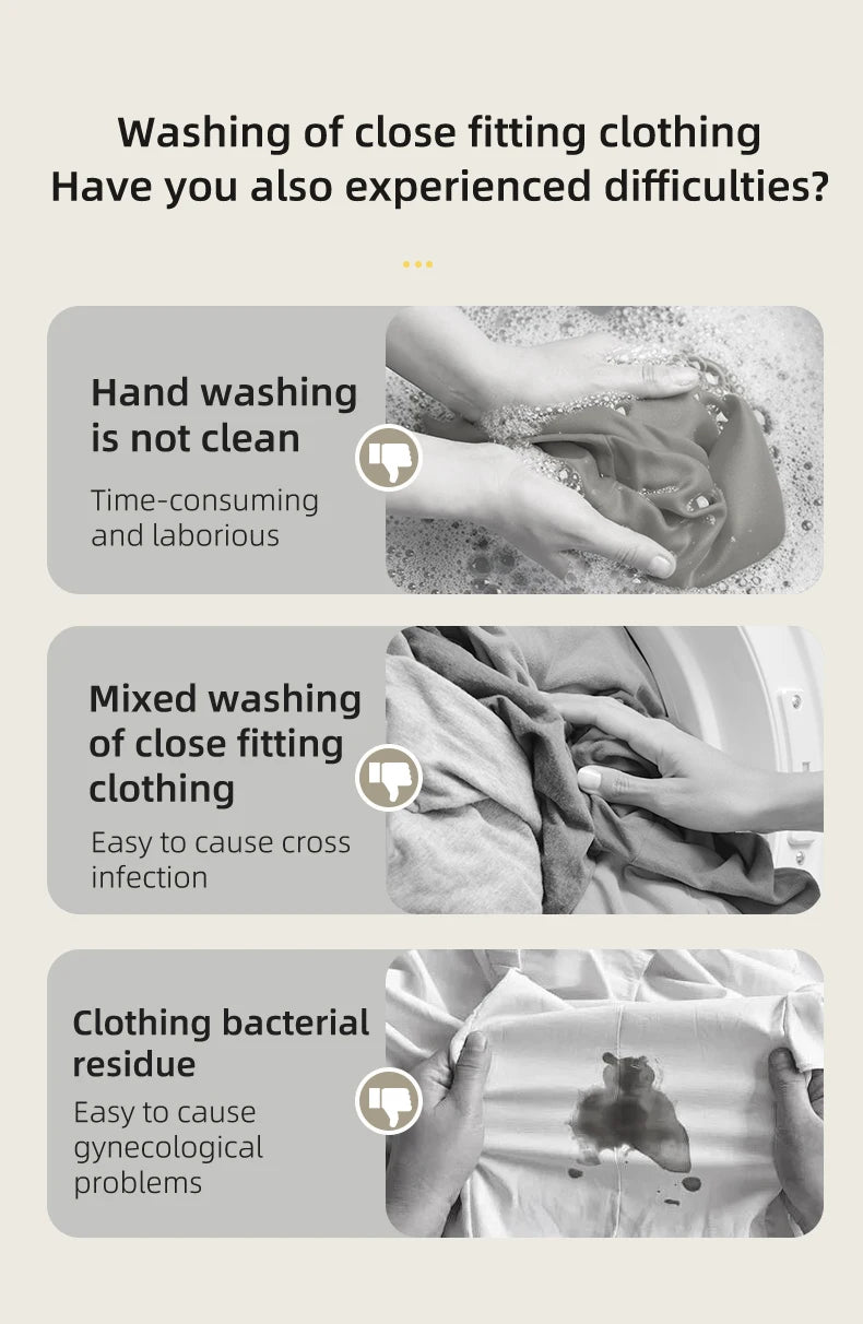 Wireless Washing Machine Portable Underwear Cleaner 1L Mini Socks Washing Machine Dehydratable Laundry Bucket for Teenagers