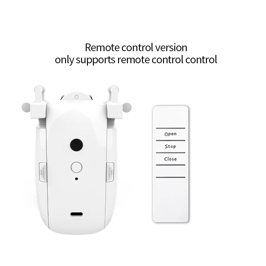 Smart Curtains Robot T/U-Rail Tracks Automatic Curtain Opener Remote Control Curtain Motor